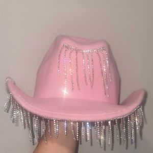 PINK HAT! HANDMADE BASED OFF KOURTNEY KARDASHIANS HAT.